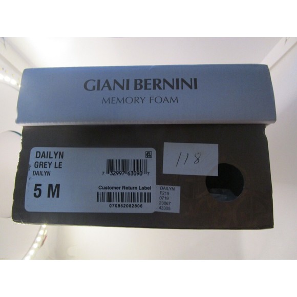 NEW in Box GIANI BERNINI Dailyn loafer leapord print Sz 5 - Memory Foam - Picture 4 of 12